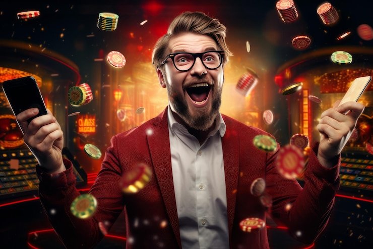 Mobile app dashboard with live football and casino tables